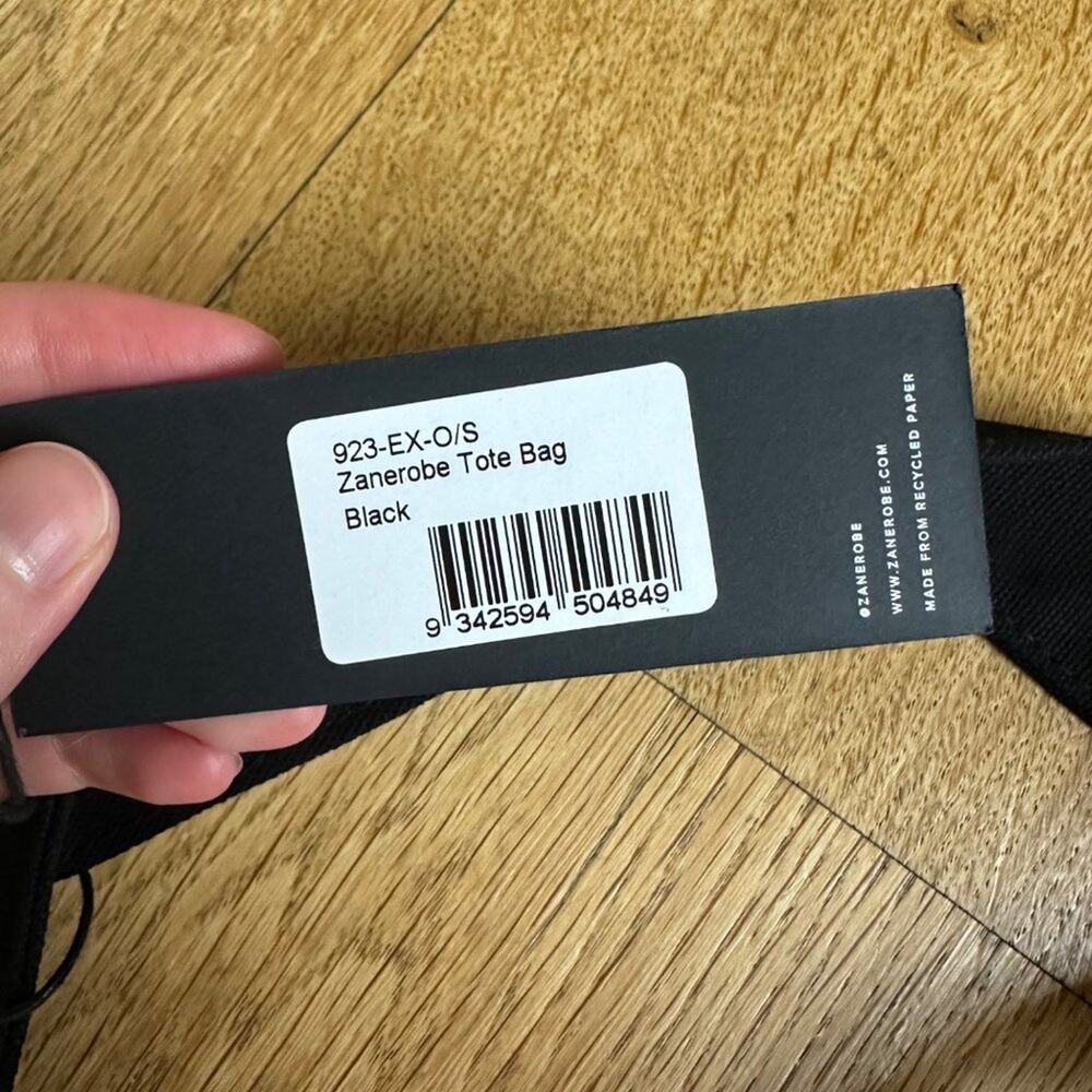 Zanerobe Tote Bag in Black - Picture 2 of 3